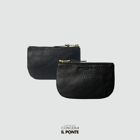 The Juniper Zipper Pouch - Black