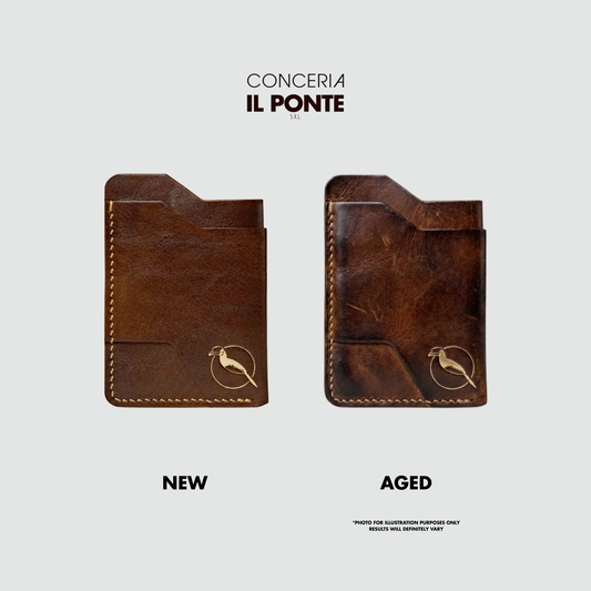 The "Mono" Innocent Cardholder - Avancorpi Brown