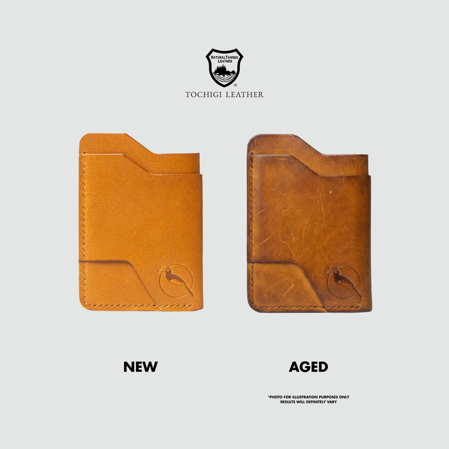 The "Mono" Innocent Cardholder - Cinnamon