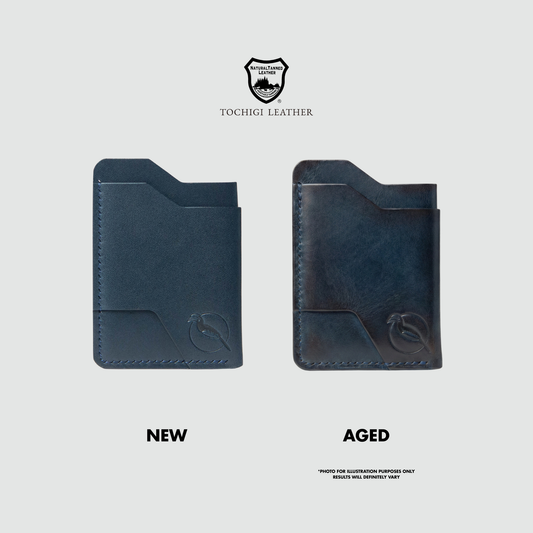 The "Mono" Innocent Cardholder - Indigo