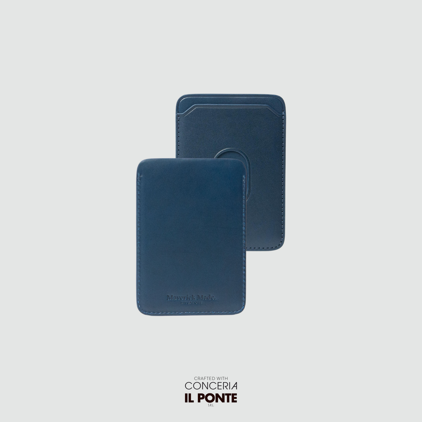 The Elfin Magnetic Card Holder - Indigo