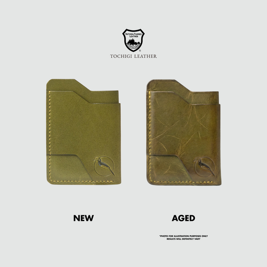 The "Mono" Innocent Cardholder - Olive