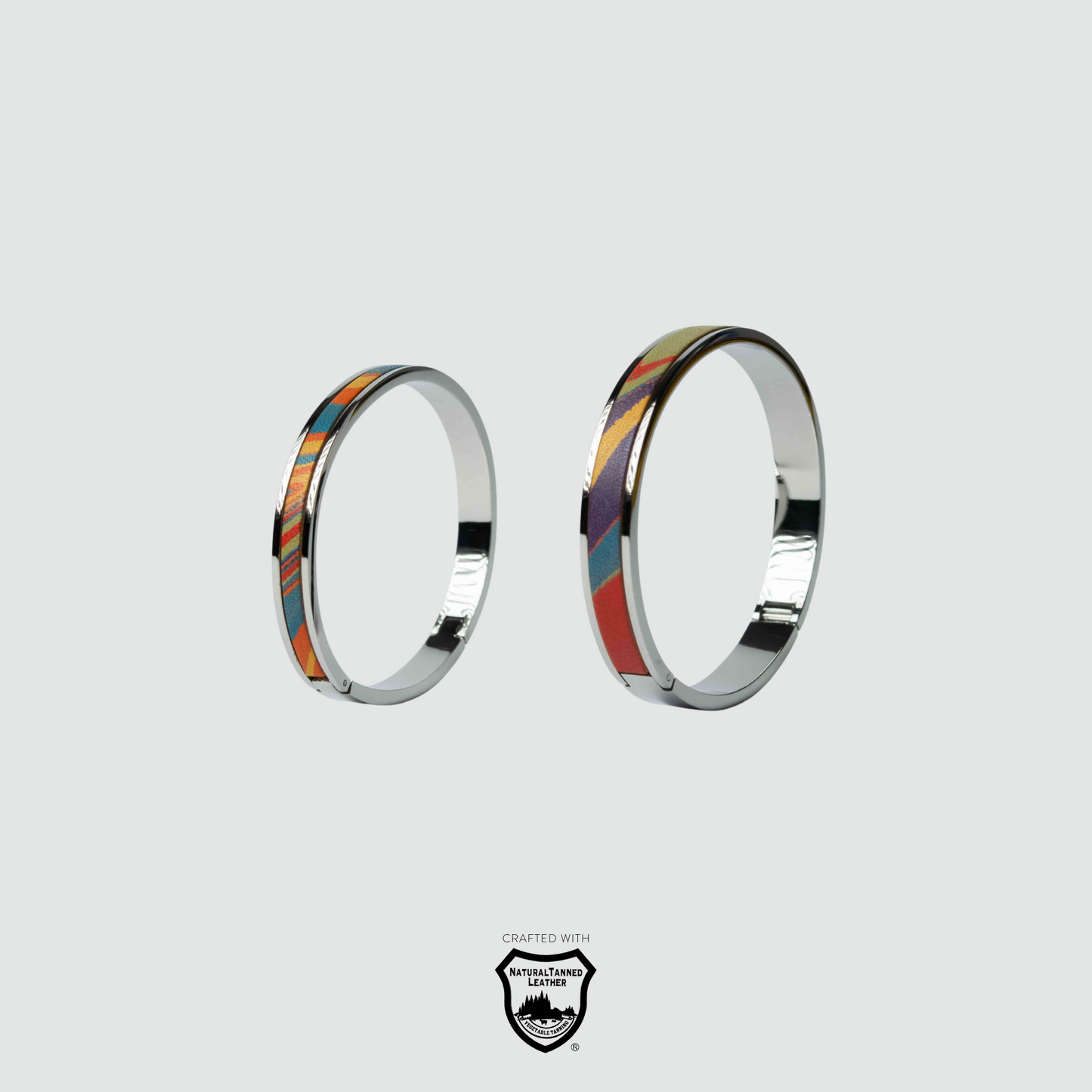 Pride Wrist Cuff - Marbled Calfskin