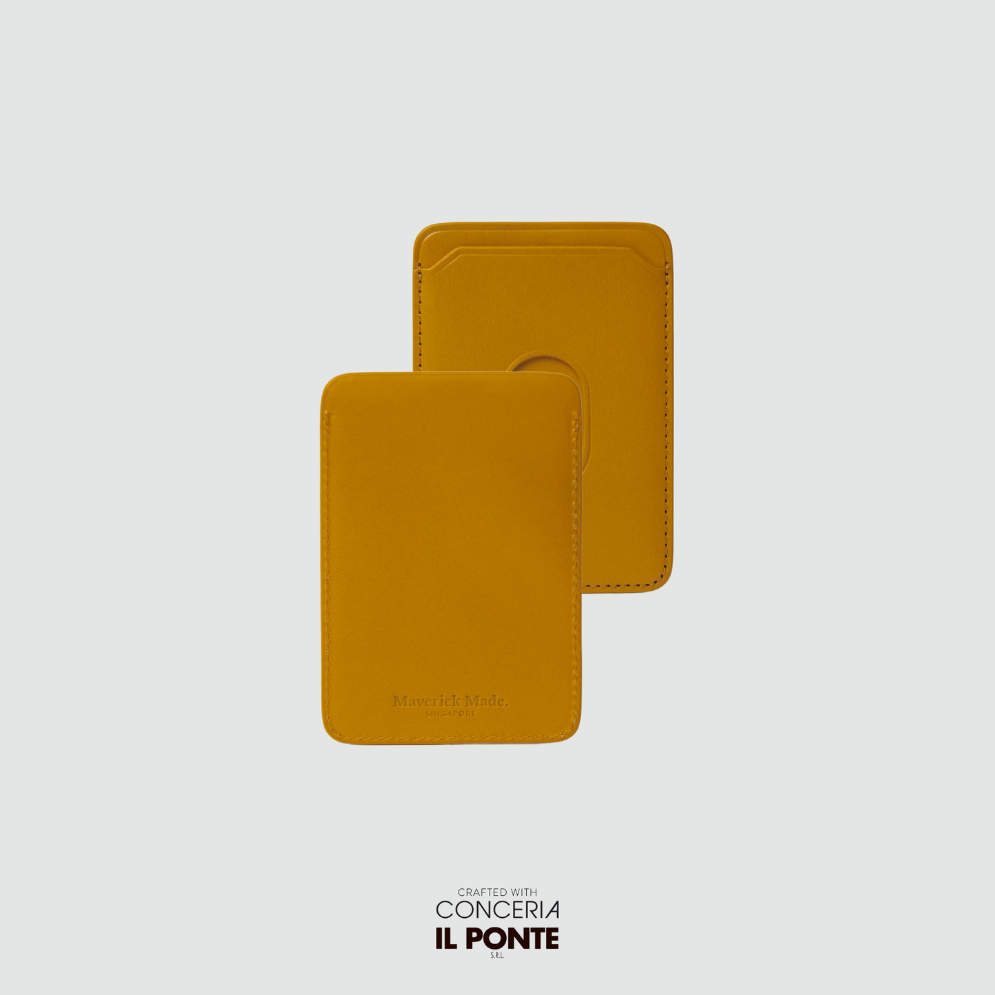 The Elfin Magnetic Card Holder - Tan