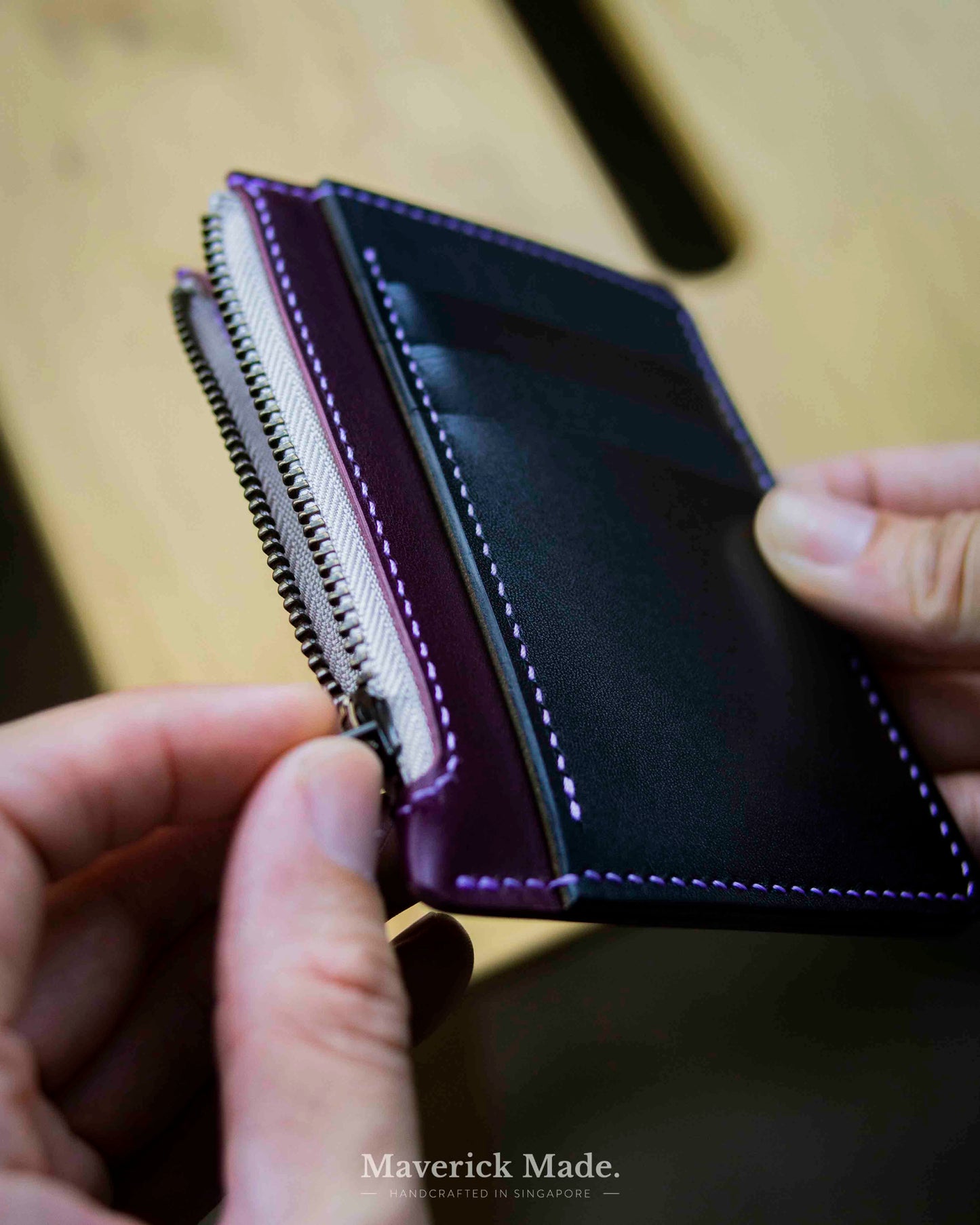 The Dewberry Zipper Wallet