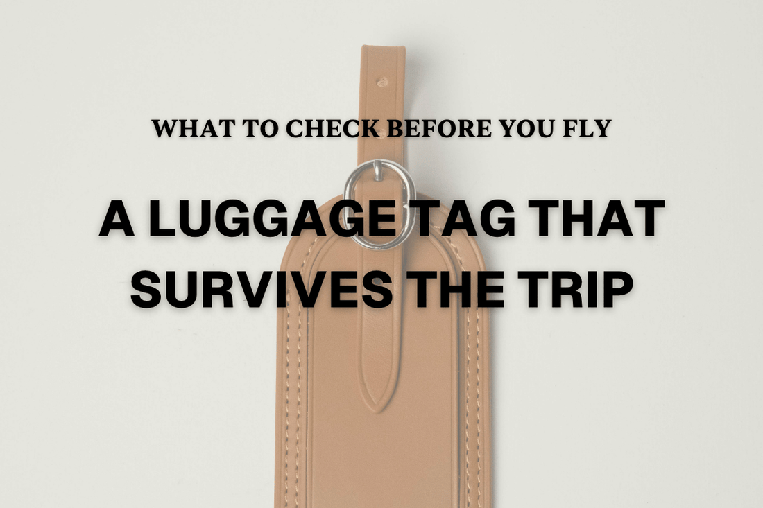 How to Choose a Leather Luggage Tag That Survives Real Travel