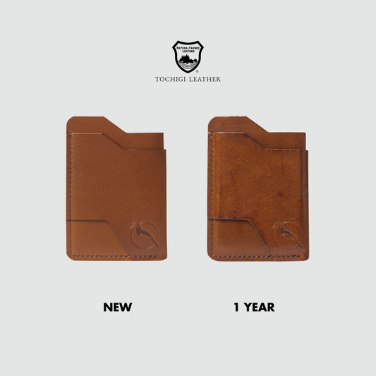 The "Mono" Innocent Cardholder - Chocolate