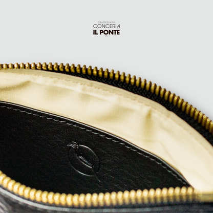 The Juniper Zipper Pouch - Tan