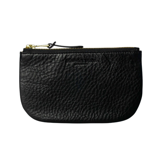 The Juniper Zipper Pouch - Black