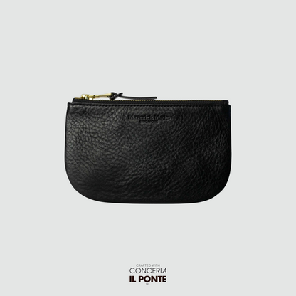 The Juniper Zipper Pouch - Black