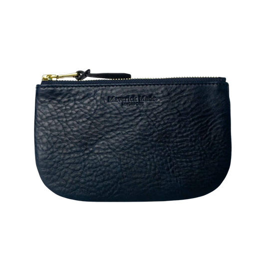 The Juniper Zipper Pouch - Indigo