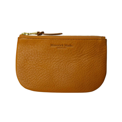 The Juniper Zipper Pouch - Tan