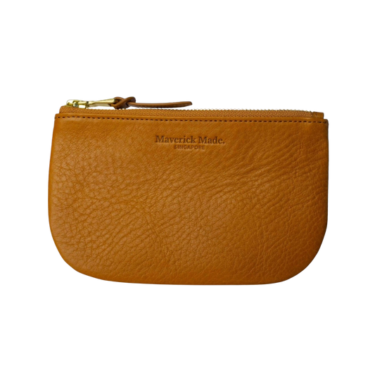 The Juniper Zipper Pouch - Tan