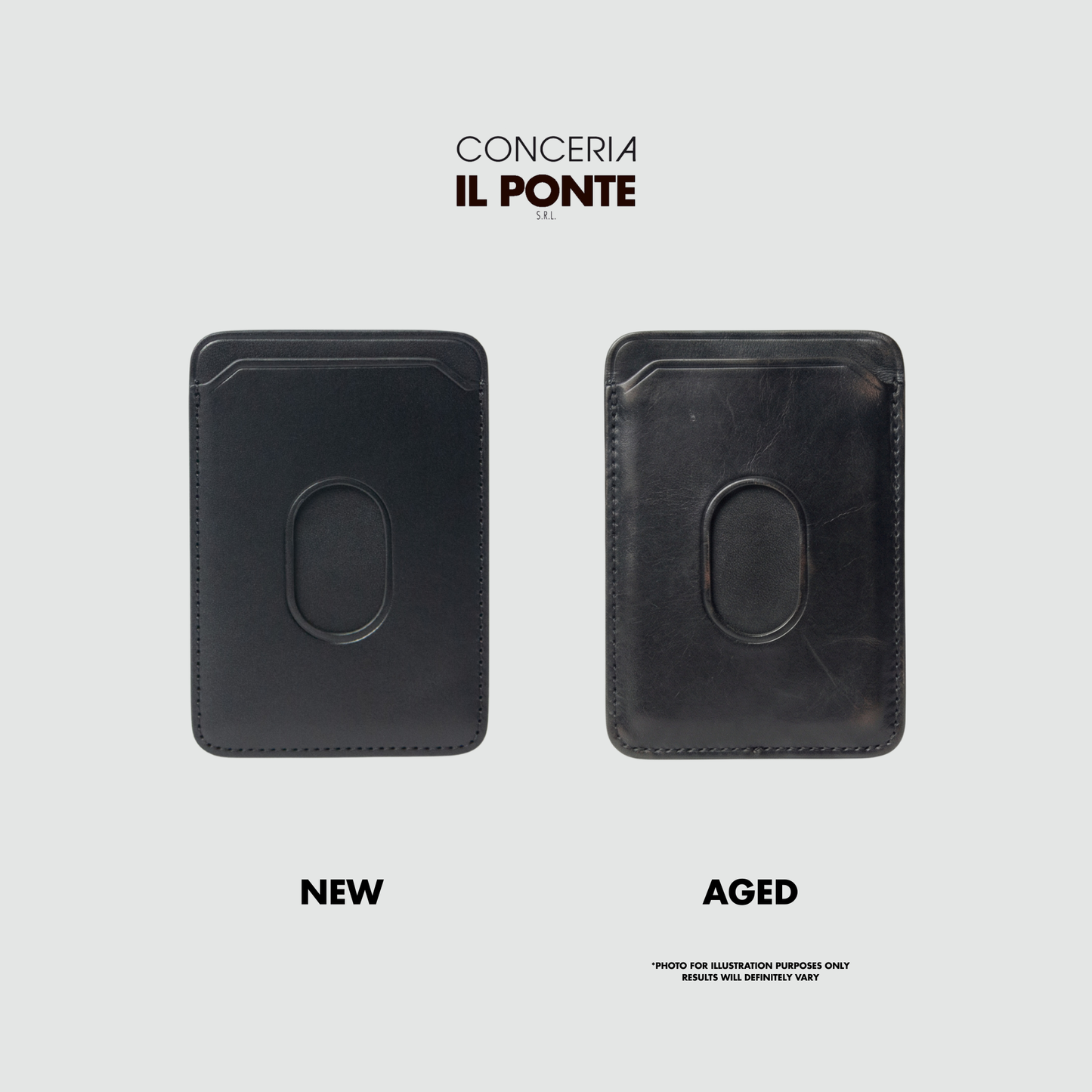 The Elfin Magnetic Card Holder - Black