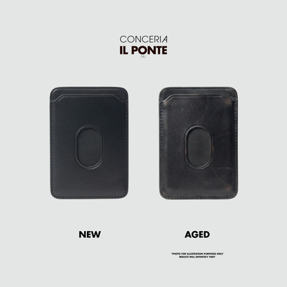 The Elfin Magnetic Card Holder - Black