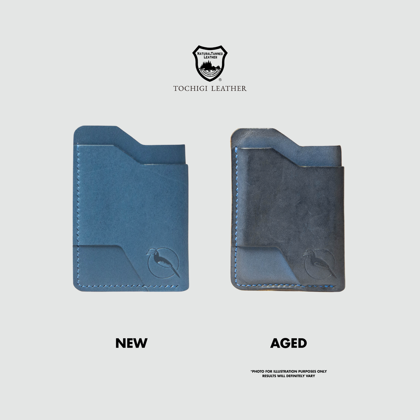 The "Mono" Innocent Cardholder - Blue