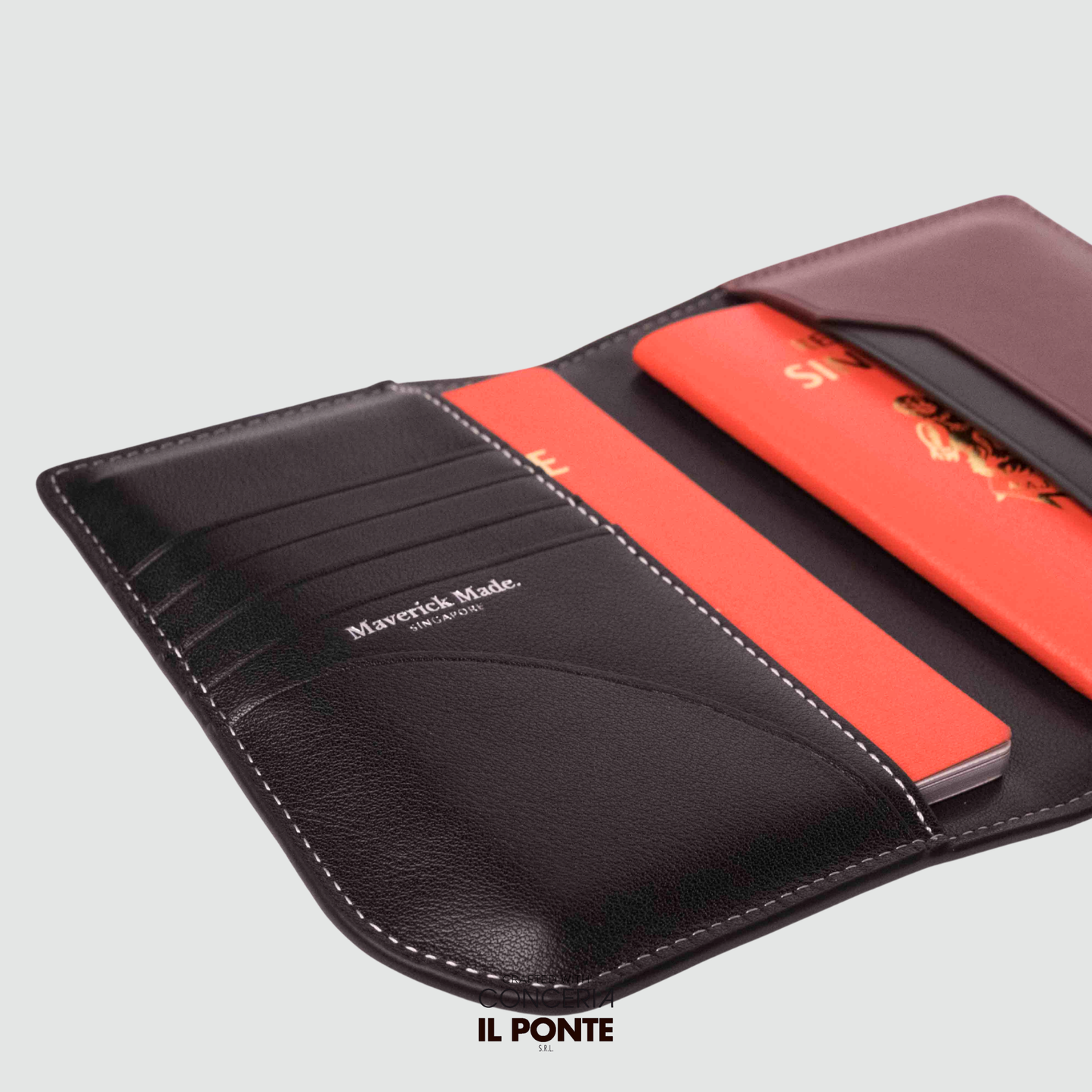 The Wayfinder Passport Holder - Burgundy