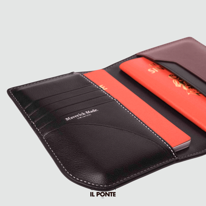The Wayfinder Passport Holder - Burgundy