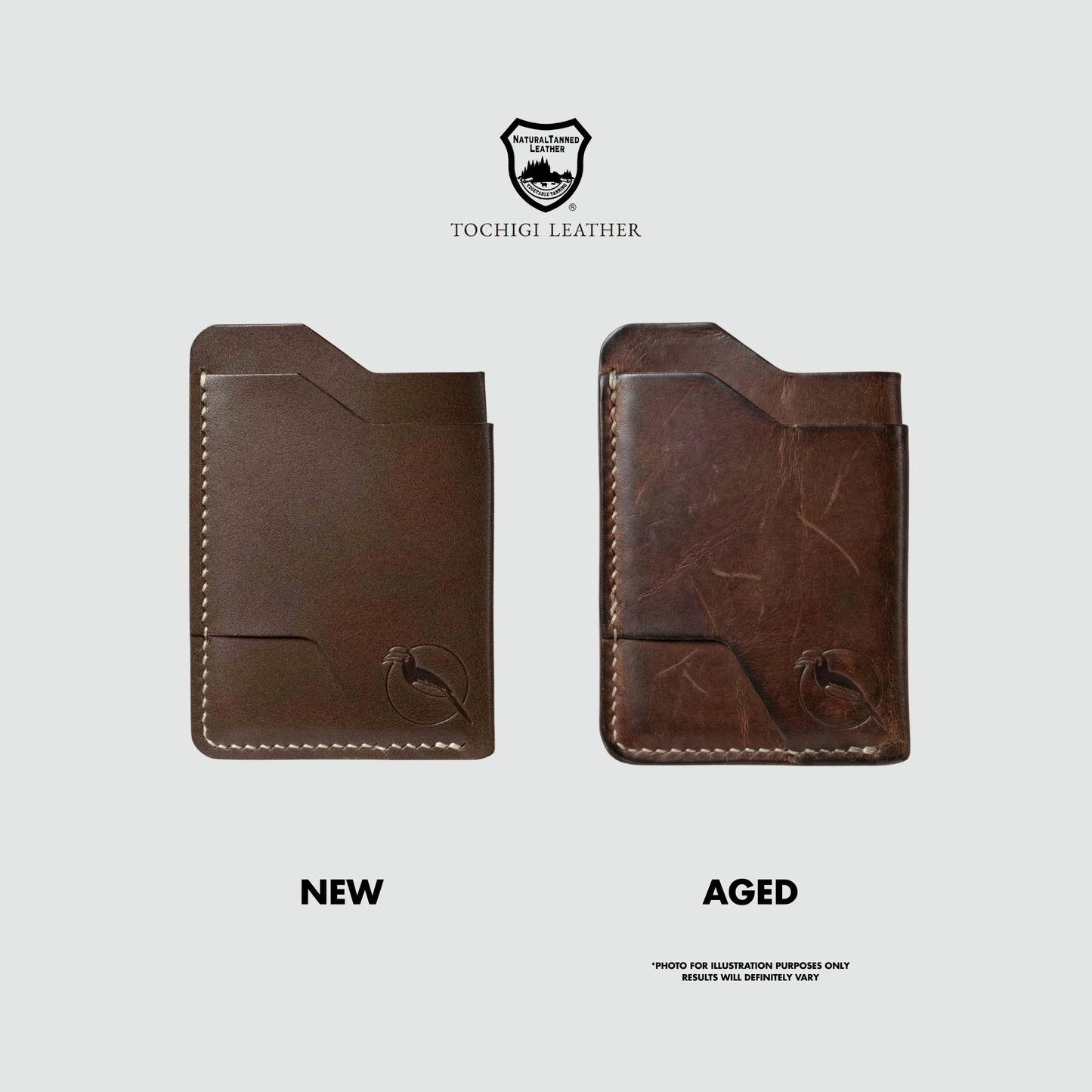 The "Mono" Innocent Cardholder - Mocha