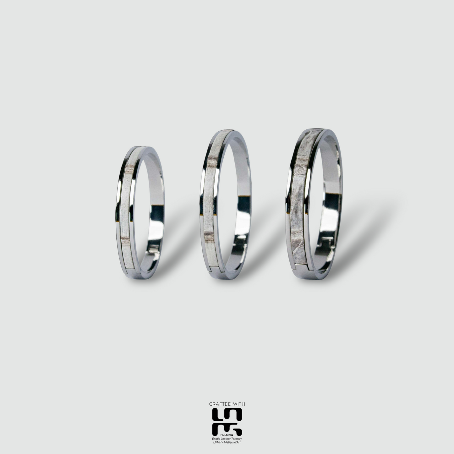 Croco Wrist Cuff - Himalayan White