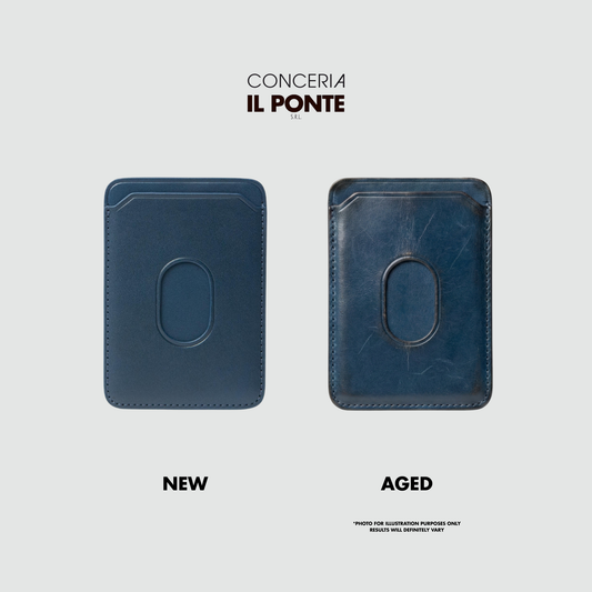 The Elfin Magnetic Card Holder - Indigo