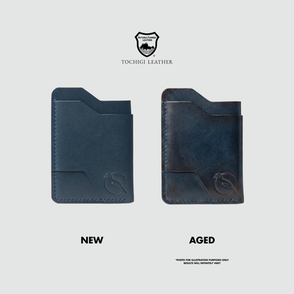 The "Mono" Innocent Cardholder - Indigo