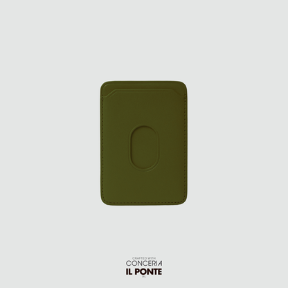 The Elfin Magnetic Card Holder - Olive
