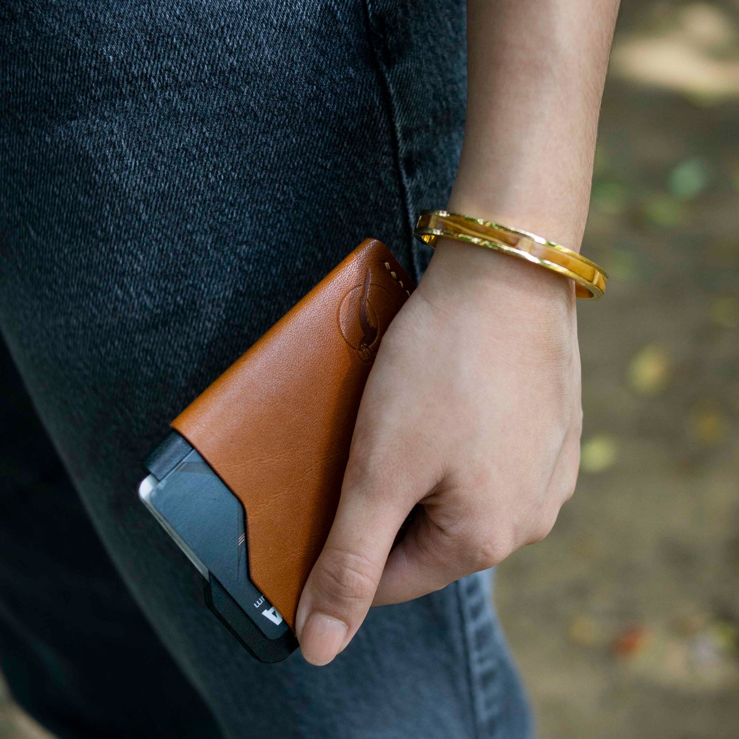 Crocodile Inlay Wrist Cuffs