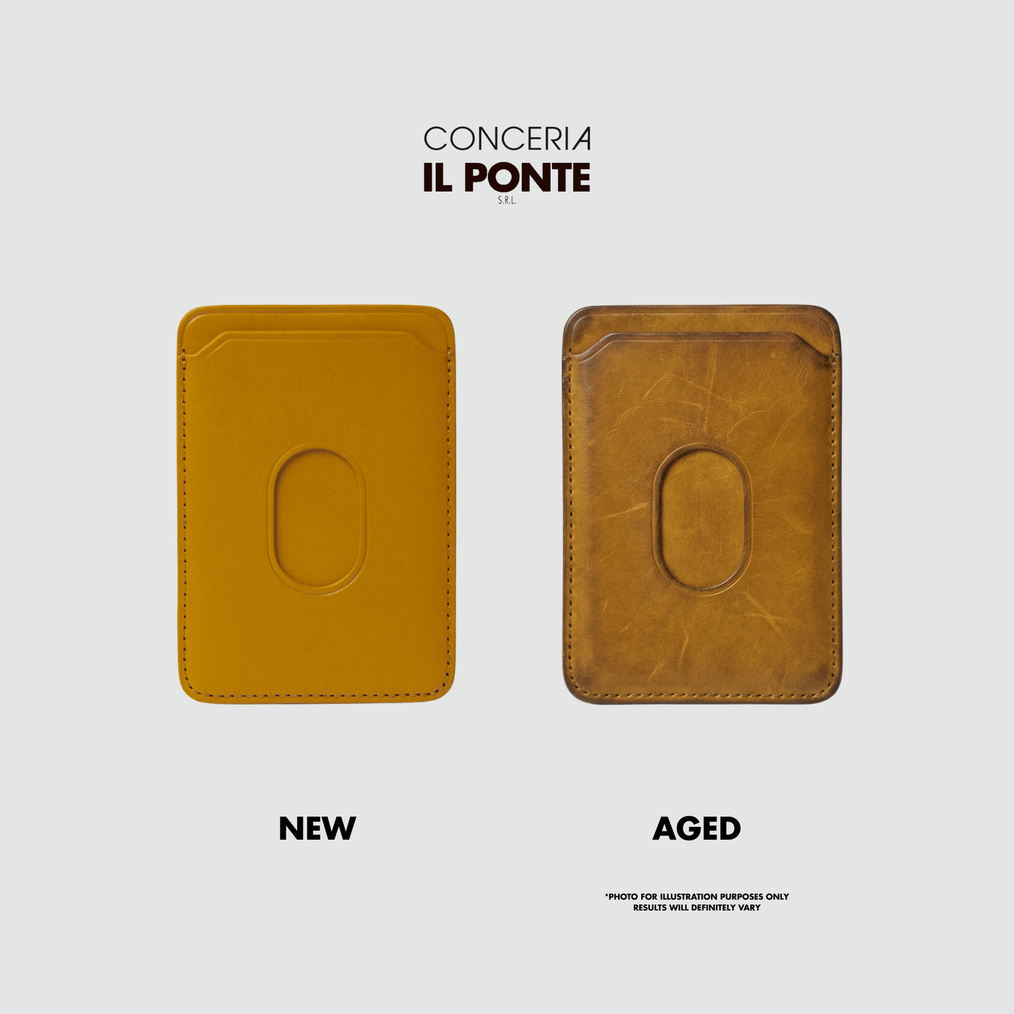 The Elfin Magnetic Card Holder - Tan