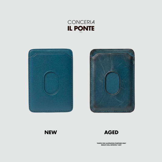 The Elfin Magnetic Card Holder - Turkey Blue