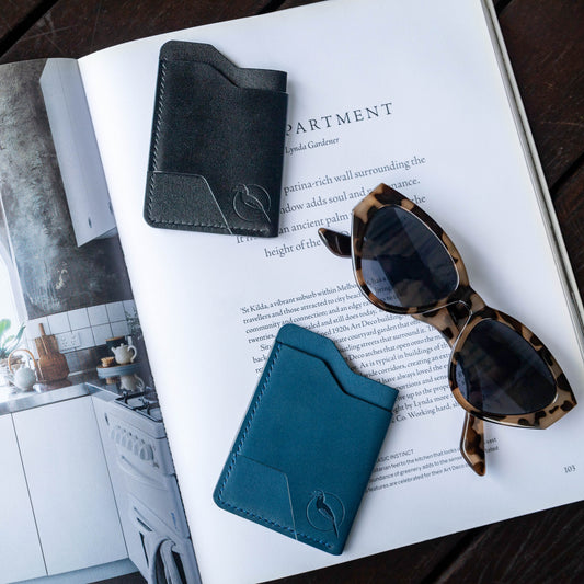 The "Mono" Innocent Cardholder - Indigo