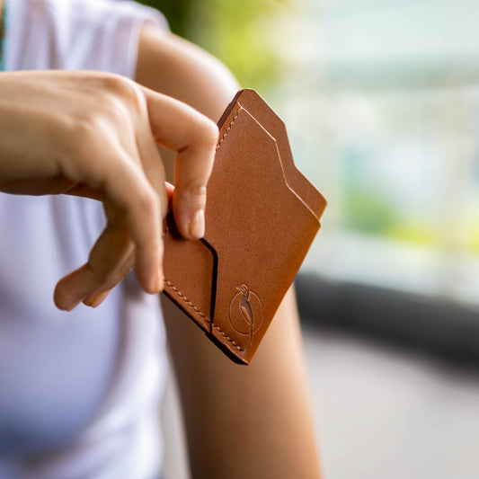 The "Mono" Innocent Cardholder - Burgundy