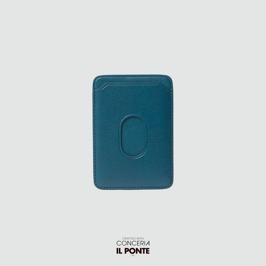 The Elfin Magnetic Card Holder - Turkey Blue