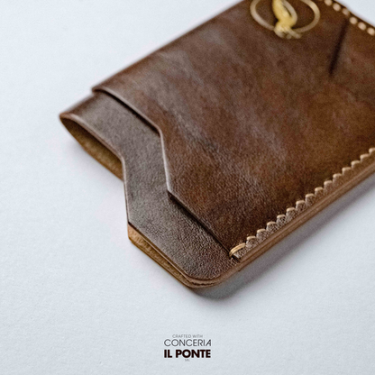 The "Mono" Innocent Cardholder - Avancorpi Brown